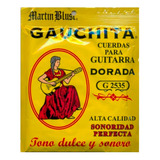 Encordado Criolla Gauchita Dorada G2535 Martin Blust X10 U.