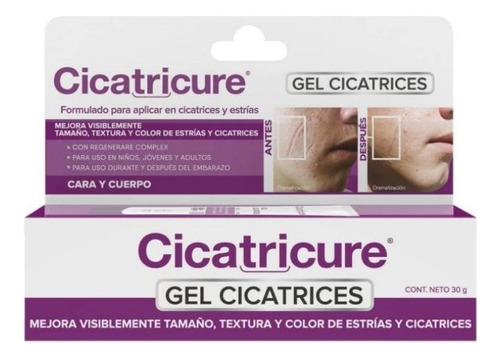 Cicatricure Gel Desvanecedor De Cicatrices 30gr.