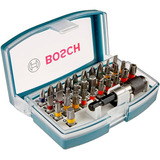 Jogo Kit Bits 32 Peças Bosch Profissional Fenda Philips Torx