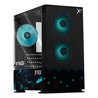 Gabinete XTREME PC GAMING Minecraft Warden V2 Edition Mini Torre 3 Fan ARGB Negro CXTMWB701BK | Meses sin interés