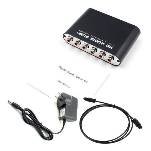 5.1 Digital Ac3 Dts Audio Rush Decoder Digital Coaxial R Wfb