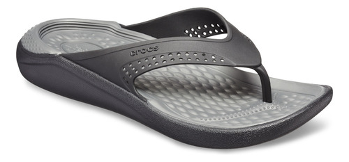 Sandalia Crocs Literide Flip Hombre Black/grey