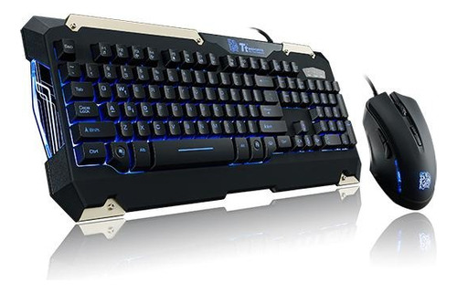 Combo Teclado+mouse Thermaktake Commander Gaming Gear Color Del Teclado Negro