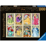 Rompecabezas Ravensburger Princesas Disney Art Nouveau 1000 Piezas 14+