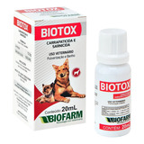 Biotox 20ml Banho Em Caes (amitraz)carrapatos,pulgas,sarnas
