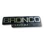 Emblema Para Bronco Ford Bronco