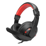 Auricular Gamer Headset Cableado Con Mic Compatible Pc Compu