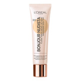 2 Pzs Base Maquillaje Bonjour Nudista Bb Cream Loreal 