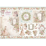 Papel Decoupage Meu Sonho Vintage Pd-1089 34,3x49 Litoarte