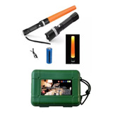 Linterna Tactica Multifuncion Flashlight Usb Baliza 6568a M8