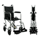 Cadeira De Rodas Dobrável Compacta Leve Em Aço Veneza Praxis