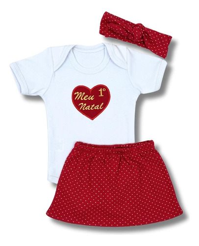 Conjunto Roupa Bebê Menina Body E Saia Blogueirinha Diva V2
