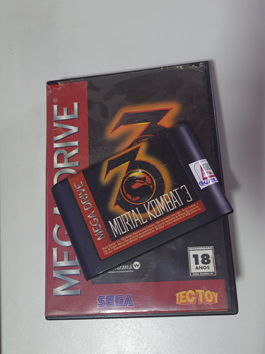 Cartucho Mortal Kombat 3 Com Caixa Para Mega Drive