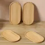 2 Bandejas De Madera De Bambú Para Anidar, Plato Ovalado Api | MercadoLibre