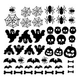 Decoración Halloween Dia De Brujas Sticker Pared Y Cristal 