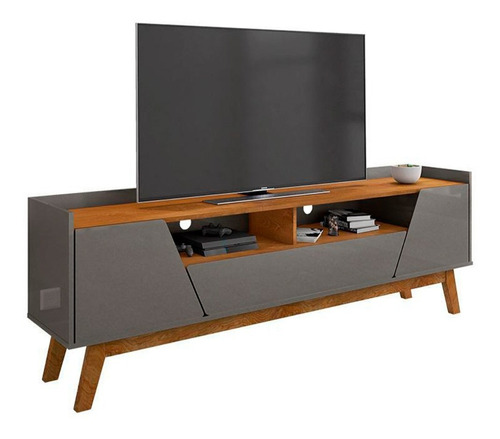 Rack Tv 70 Florencia Titanium Natural