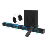 Barra De Sonido 2.1 Canales Con Subwoofer 120w Home Theatre