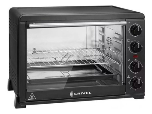 Horno De Mesa Eléctrico Crivel Hf-153rcl 53l Negro 220v