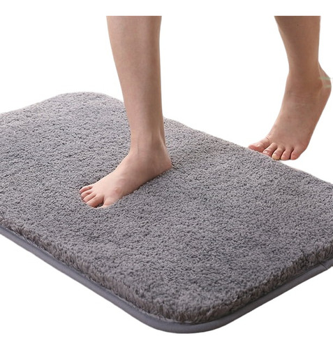 Alfombra Antideslizante De Baño Soft Felpa Suave  40x60 