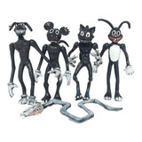5 Figuras De Accion Personajes Cartoon Cat Dog Siren Head