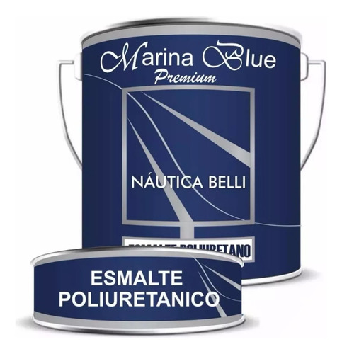 Pintura Nautica Esmalte Poliuretano Premium P/ Barcos 1/2 Lt