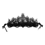 Diadema For Head Crown Witch Devil, De Halloween, Color Negr