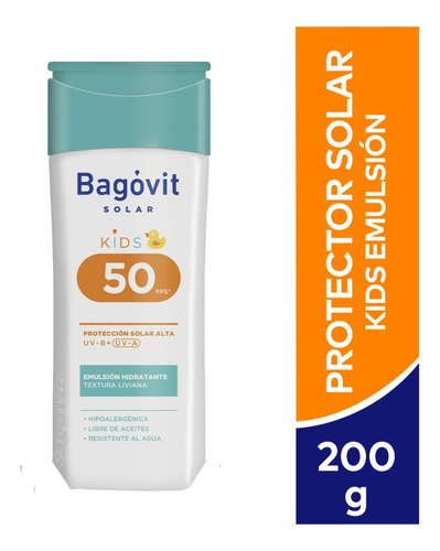 Bagovit Solar Kids 50 Fps 200ml Fcia Fabris