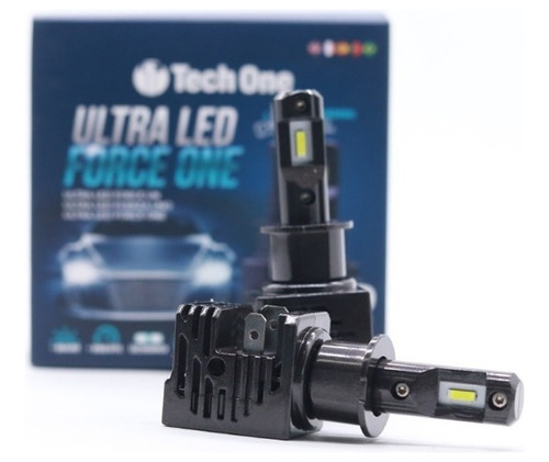 Kit Lampada Led Automotiva Ultra Led Force One Encaixe H3