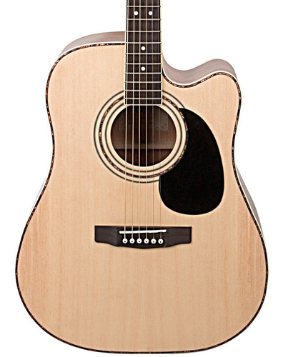 Guitarra Electroacústica Cort Standard Ad880ce Para Diestros Natural Glossy
