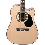 Guitarra Electroacústica Cort Standard Ad880ce Para Diestros Natural Glossy