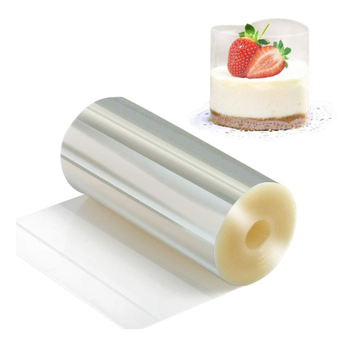 Rollo Acetato Cinta Postres - Cocina Cake 10 Cm. X 10 Mt.