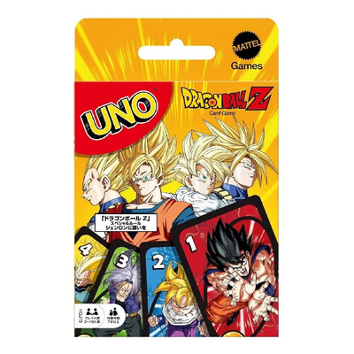Uno Dragon Ball Z Original Edición Limitada Mattel Japonés