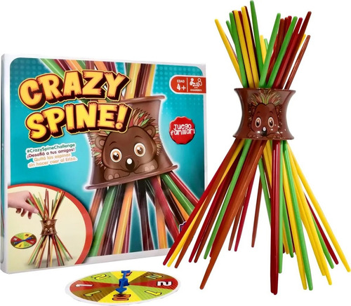 Juego De Mesa Infantil Crazy Spine Quita Las Espinas 