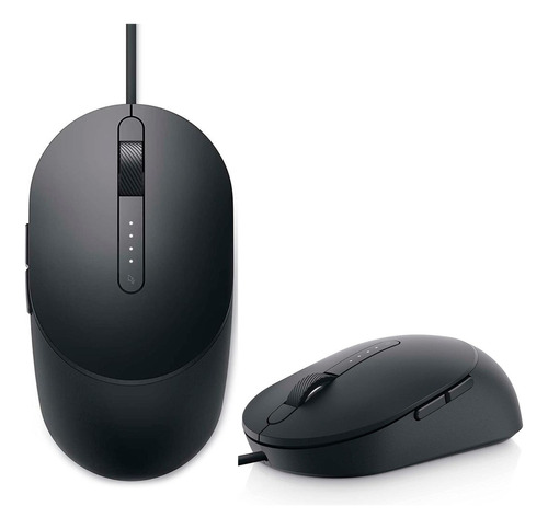 Mouse Laser Com Fio Ms3220 Dell Cor Preto Ambidestro