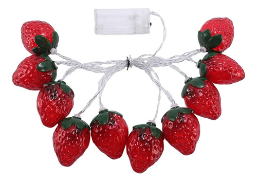 Fruta Fresa 200cm 10 Leds Para Fiesta Habitación Infantil