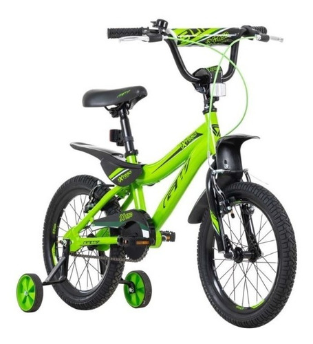 Bicicleta Gw Moto Txt 650 Rin 16 Niños Niñas Auxiliares