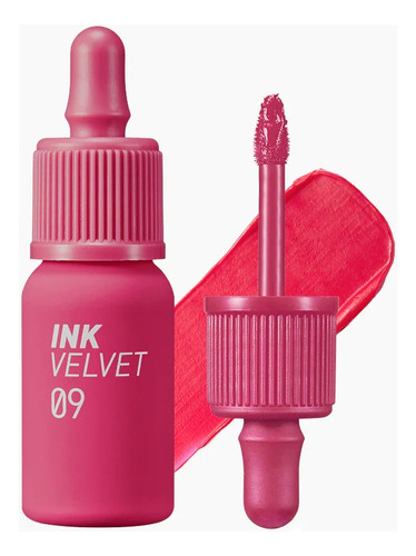 Labial Coreano Mate Ink Velvet Peripera 9 Sparkling Pink