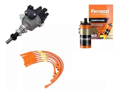 Kit Distribuidor Bobina Cables Competicion Ford Falcon 221