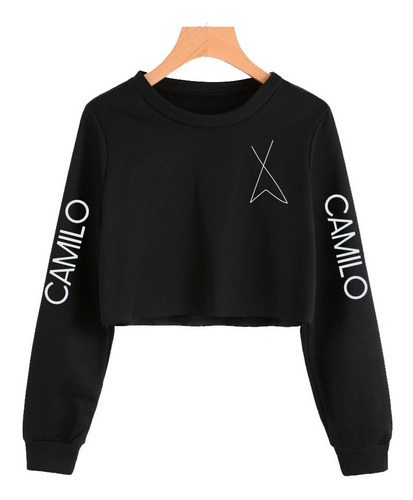 Camilo Sudadera Corta Tipo Crop Top