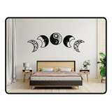 Cuadro Decorativo Fases Lunares Yin Yang 28cm. / Fibroplus