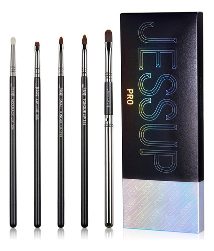 Set Pro 5 Brochas Labios Jessup Professional T325