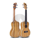 Ukelele Concierto Classic Zebrawood Con Funda