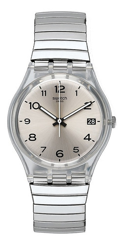 Reloj Swatch Gm416 B/a Silverall Elastiz Dama Agente Oficial