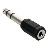 Adaptador Audio Jack Ficha Mini Plug 3.5 A Plug 6.5 Estereo