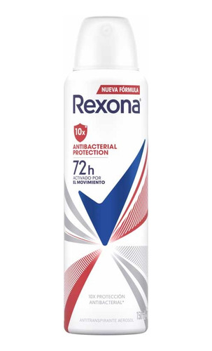Antitranspirante Aero Rexona Antibacterial 150ml Pack 6unid