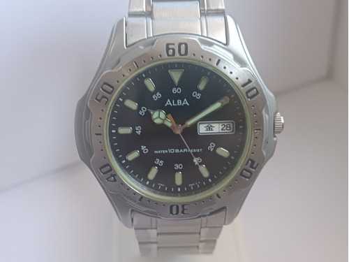 Relógio Seiko Alba Diver Mergulhador Ano 1975 Colecionador 