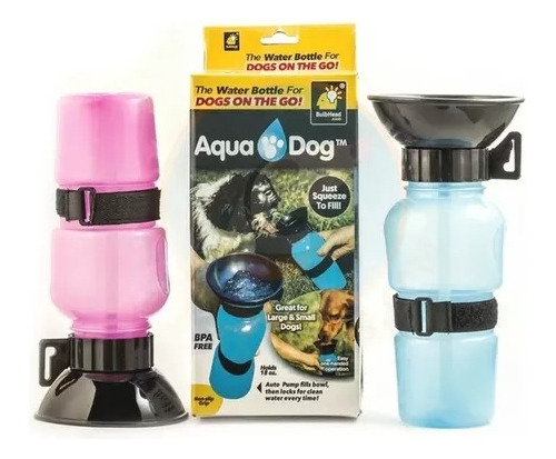 Termo Bebedero Agua Portátil Mascotas Aqua Dog - Practico