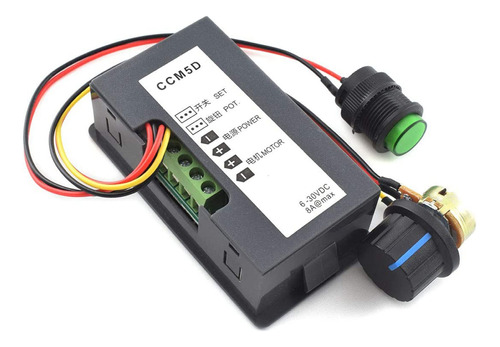 Controlador De Velocidad De Motor 6v-30v 8a 6v 12v 24v Pwm S