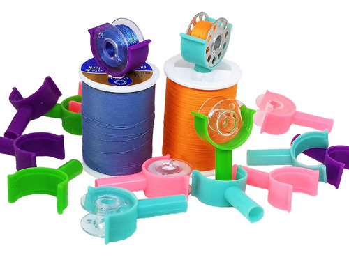 # 2 Bobbin Buddies 15 Piezas Soporte Abrazadera De Rosca Org