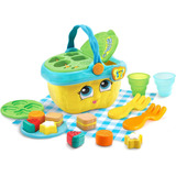 Vtech Leapfrog Canasta De Picnic. Luces, Frases Y Musica. Color Amarillo